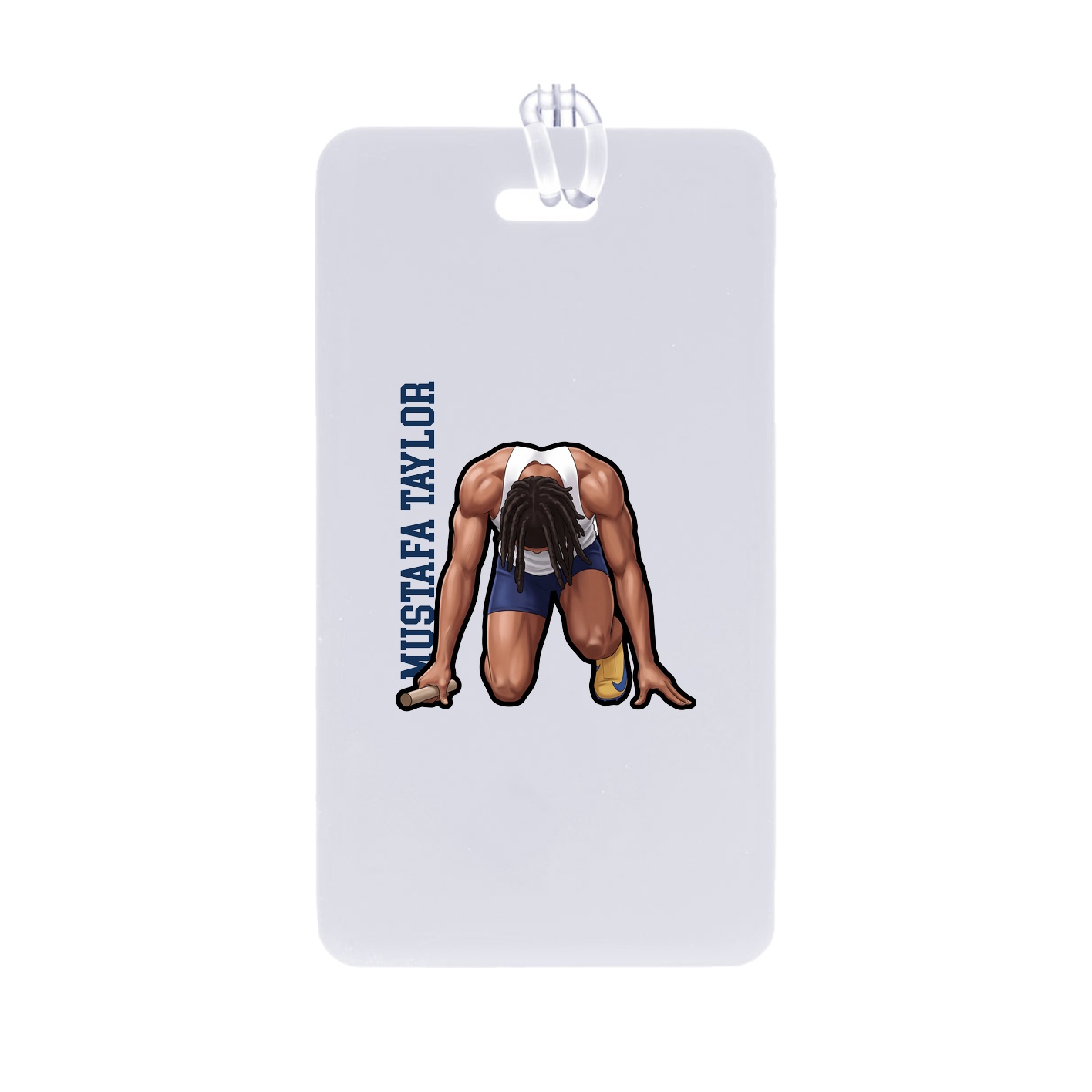 Bag Tag — Name Vertical in Classic