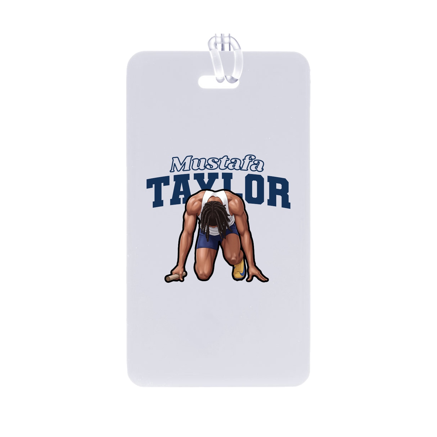 Bag Tag — Name Arch in Classic