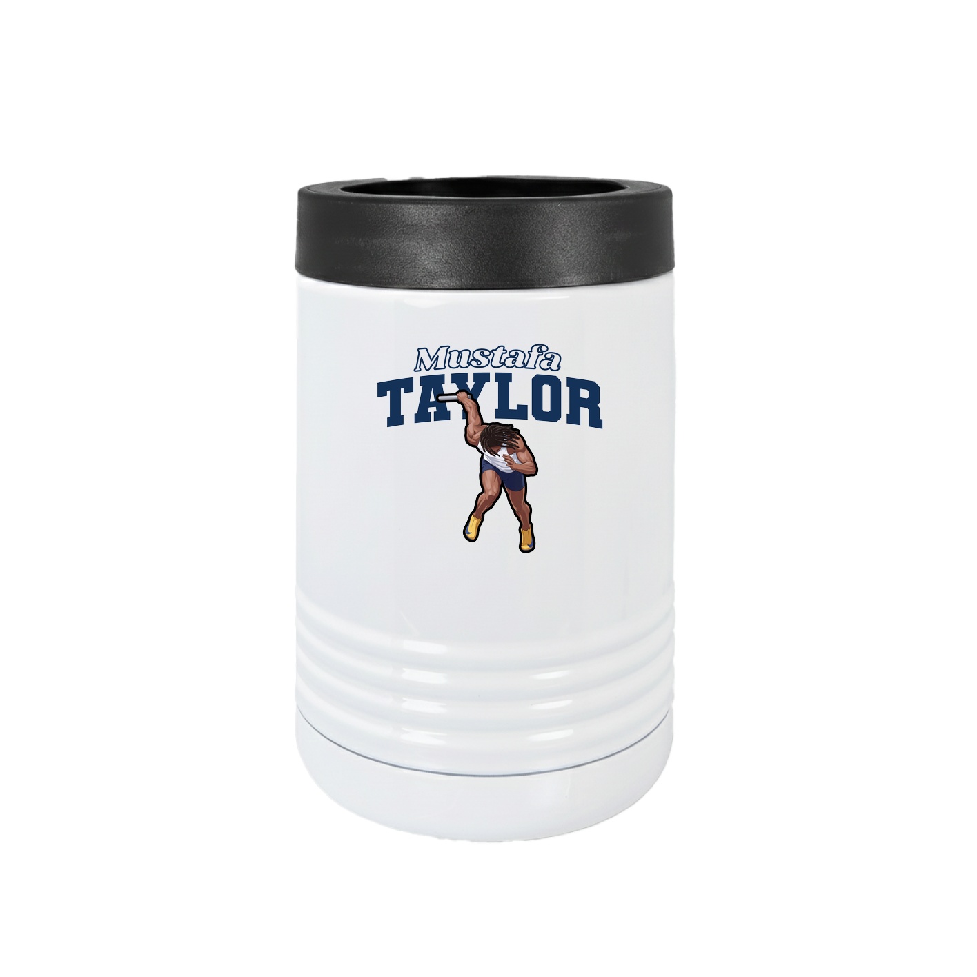 Beverage Holder — Name Arch in White