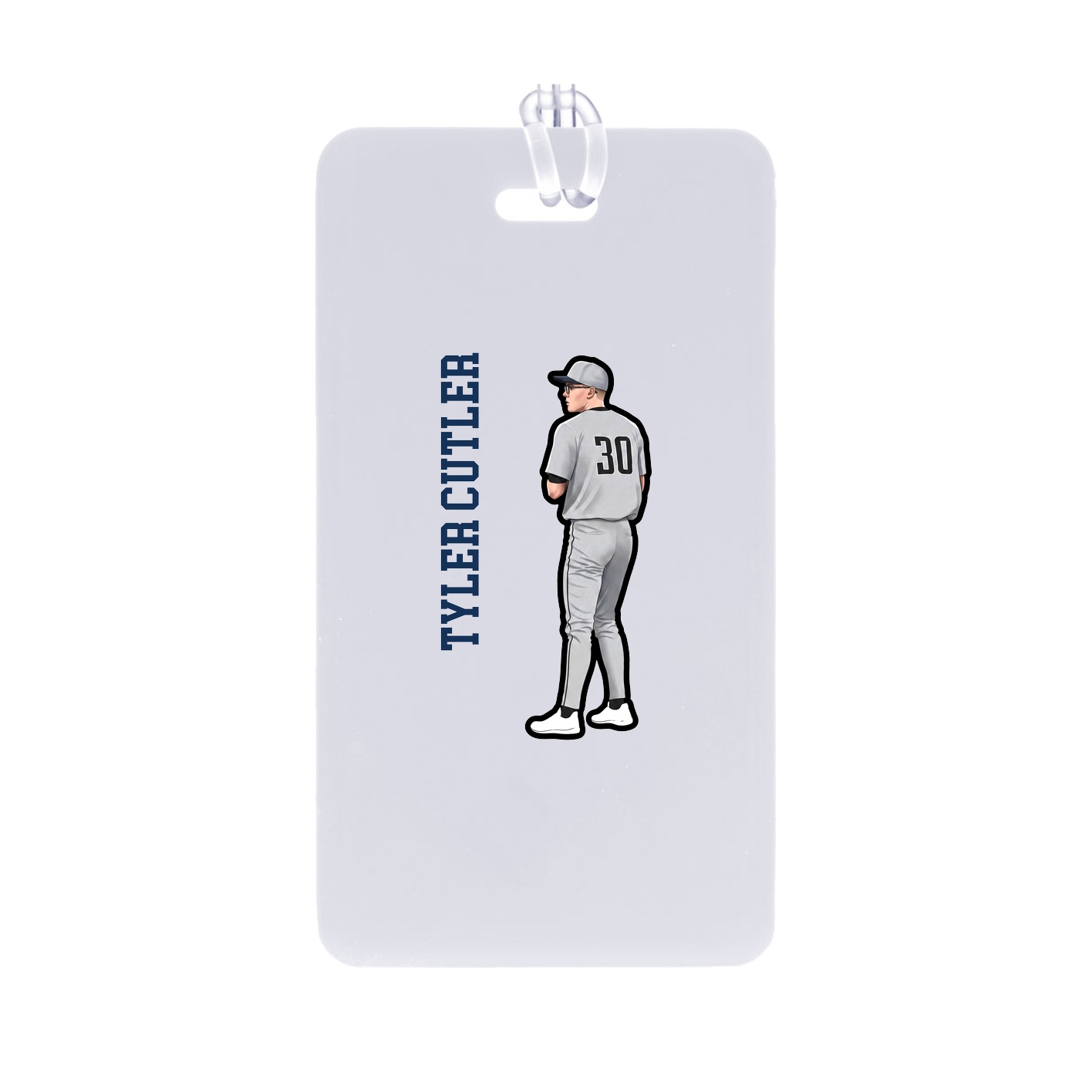 Bag Tag — Name Vertical in Classic