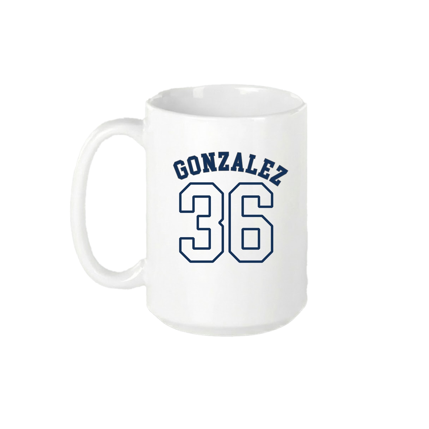 15oz Coffee Mug — Shirsey Arch in White