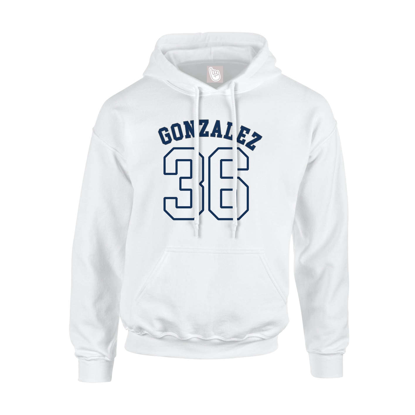 Hoodie — Shirsey Arch in White