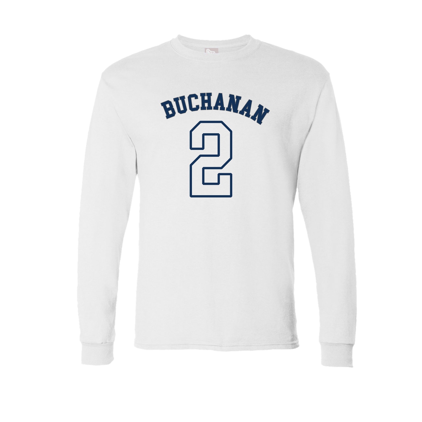 Long Sleeve Tee — Shirsey Arch in White