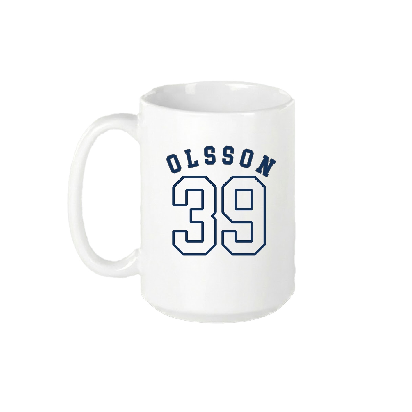 15oz Coffee Mug — Shirsey Arch in White