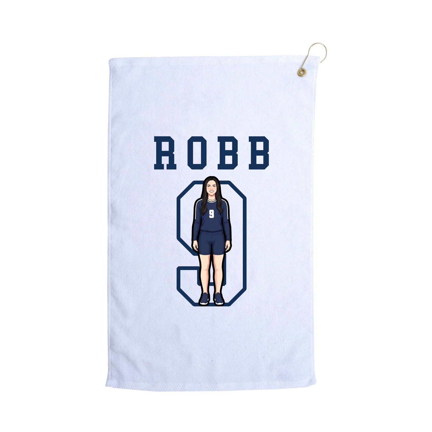 Golf Towel — Shirsey in White