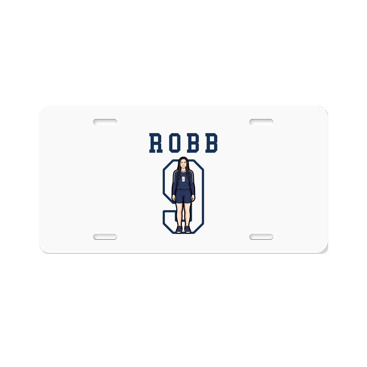 License Plate — Shirsey in Classic