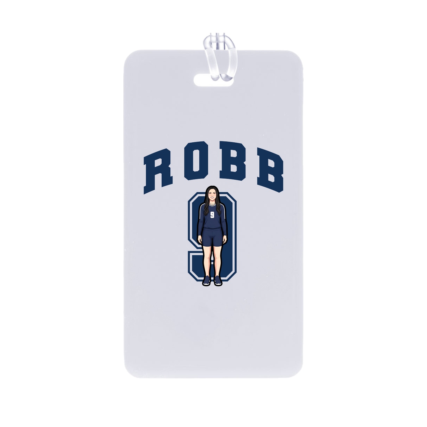 Bag Tag — Number in Classic