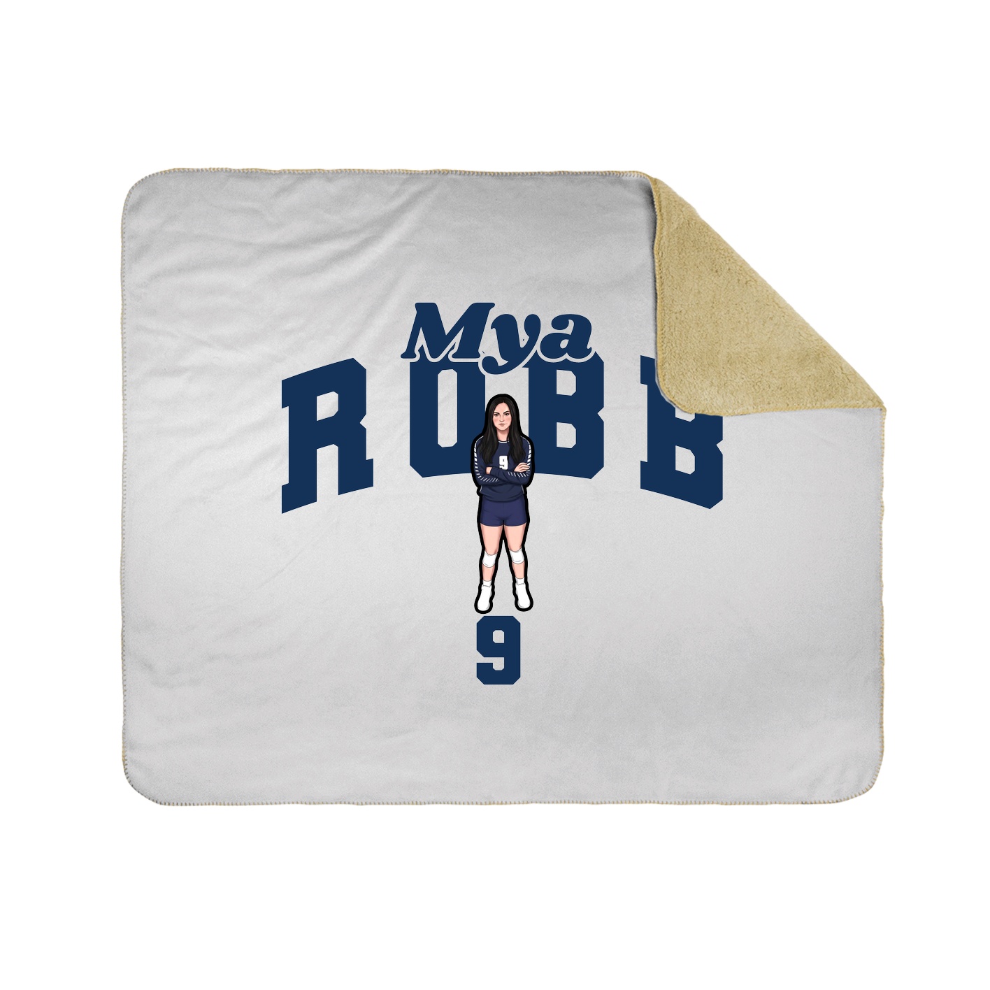 Throw Blanket — Signature Arch in White