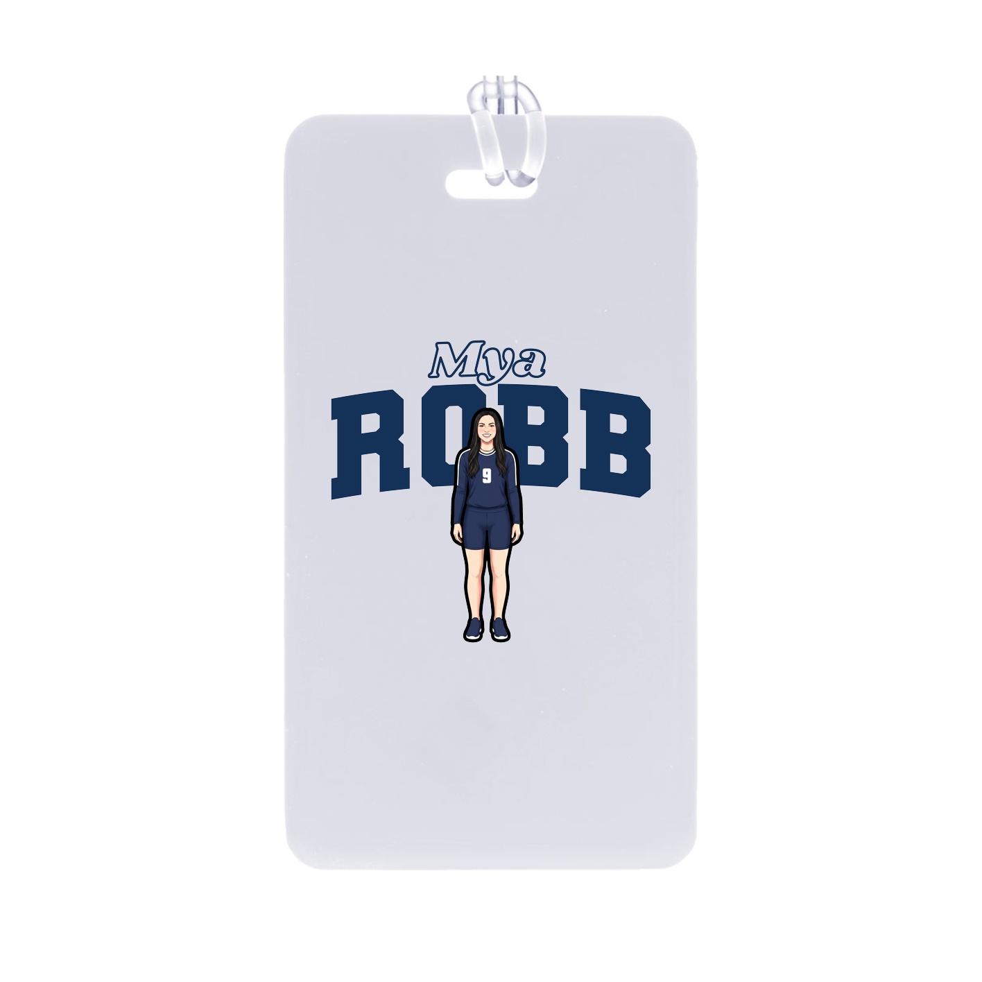 Bag Tag — Name Arch in Classic