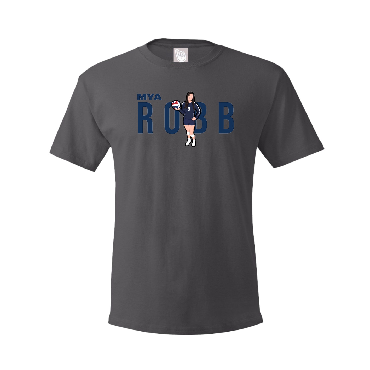 Tee — Player Name in Grey