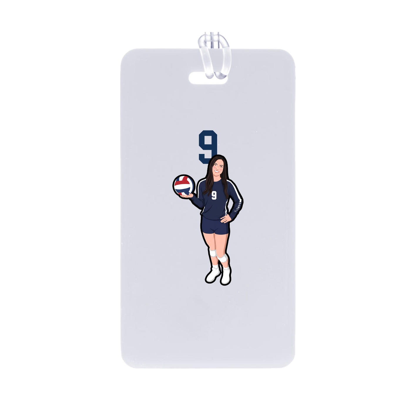 Bag Tag — Number Top in Classic