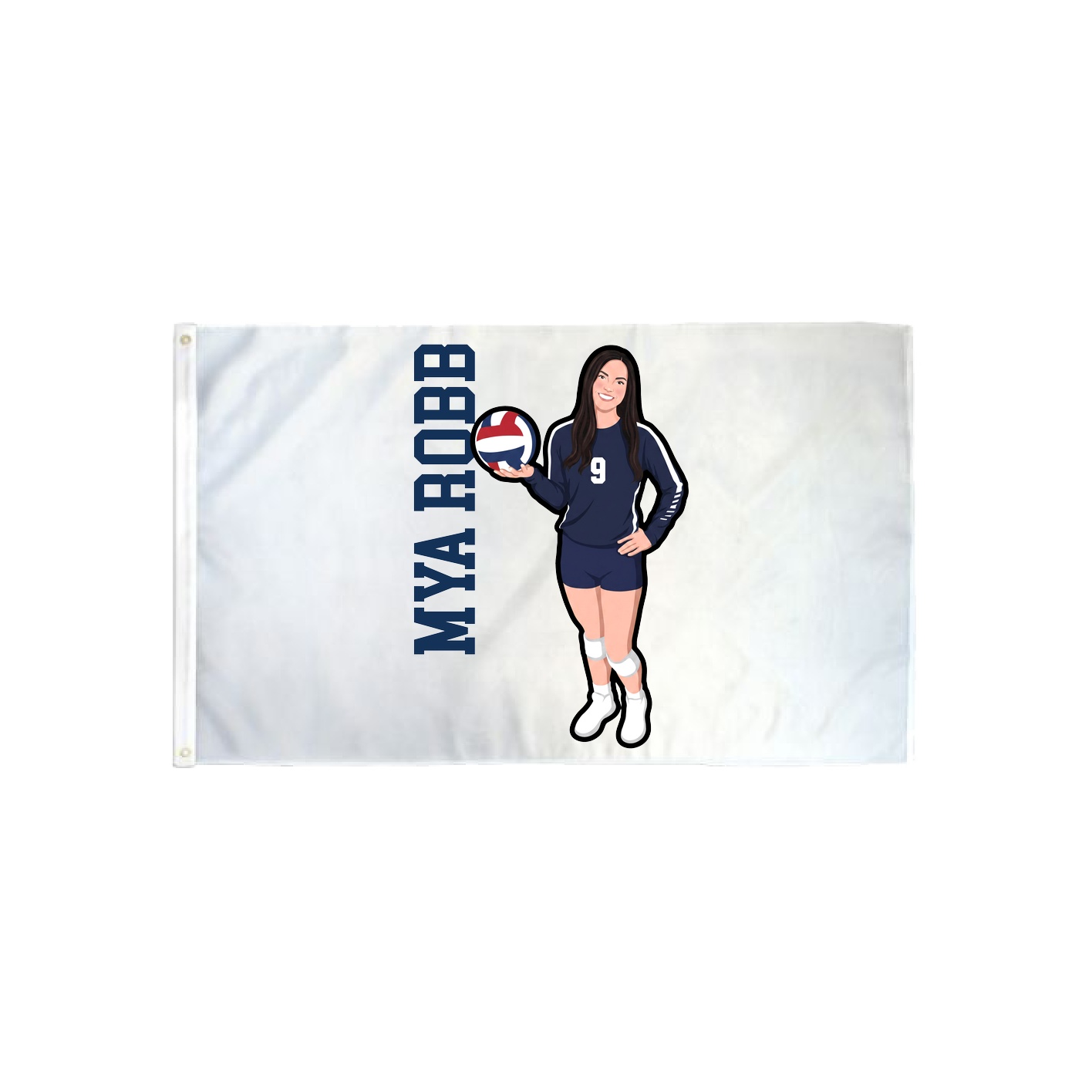 3x5 Flag — Name Vertical in Classic
