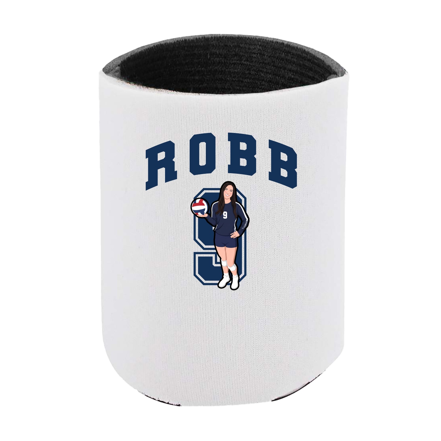 Can Holder — Number in White