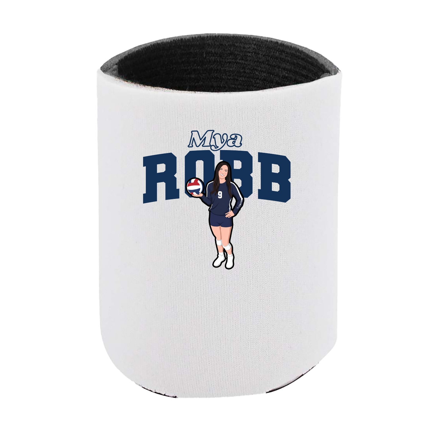 Can Holder — Name Arch in White