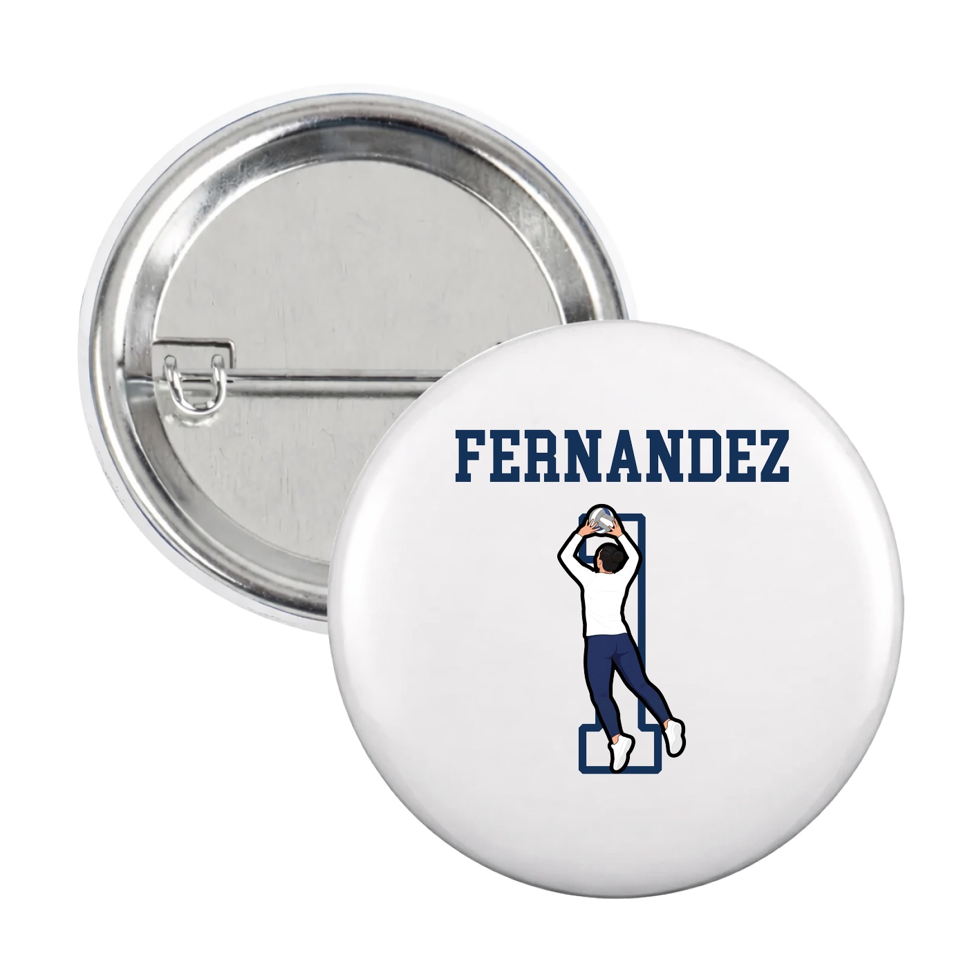 Game Day Button — Shirsey in White