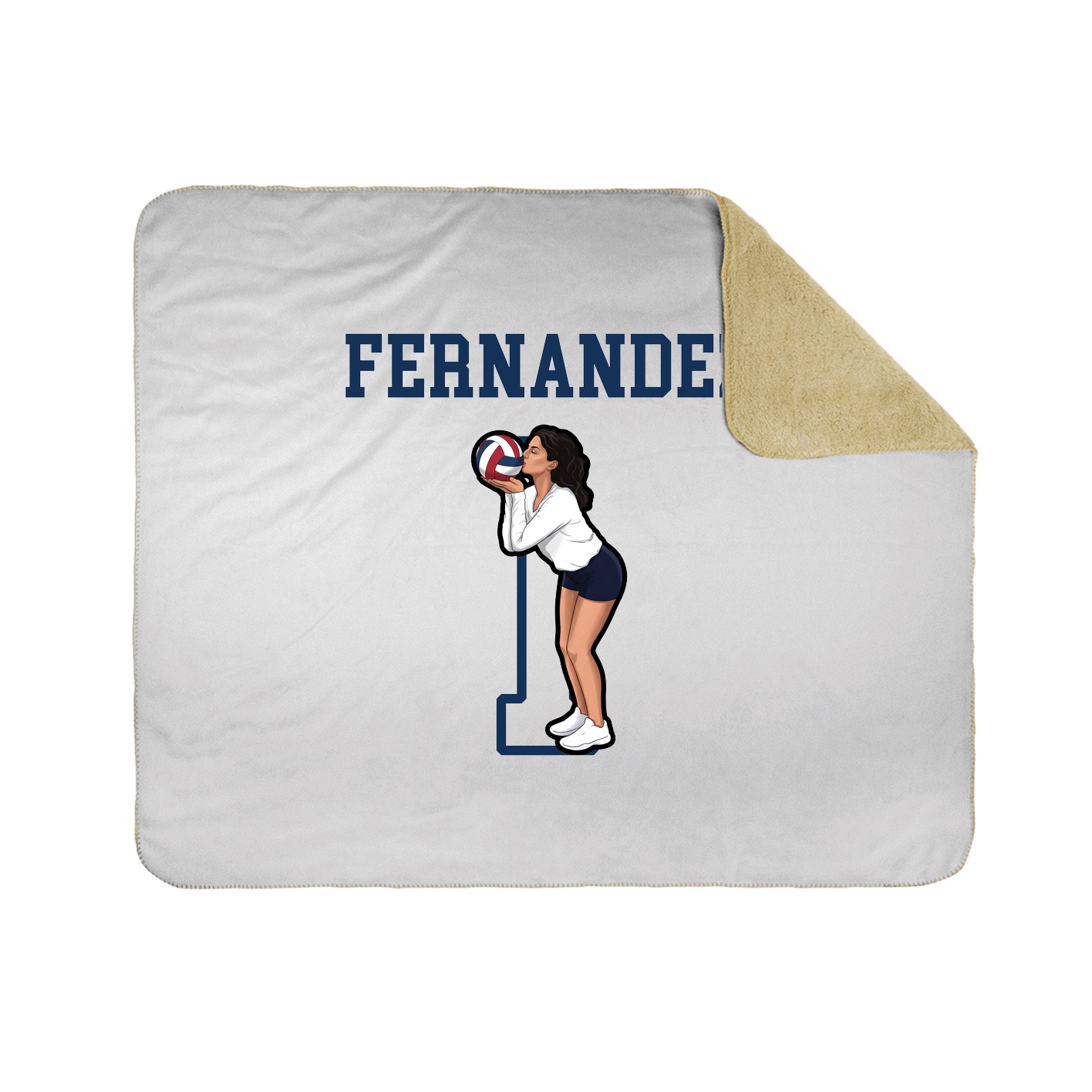 Throw Blanket — Shirsey in White
