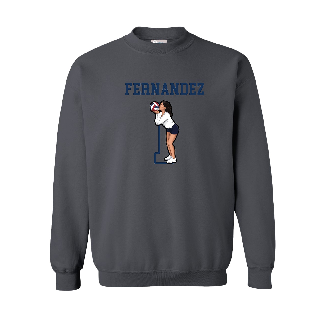 Fleece Crew — Shirsey in Grey