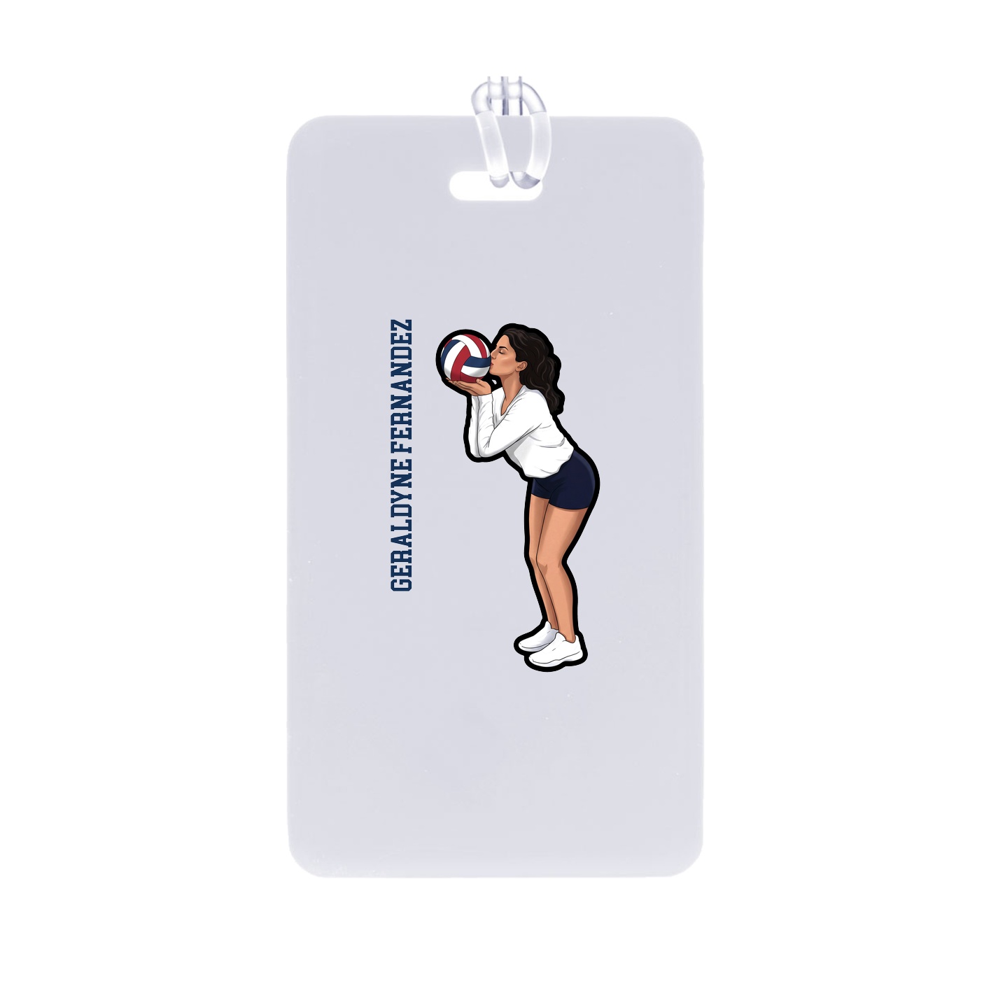 Bag Tag — Name Vertical in Classic