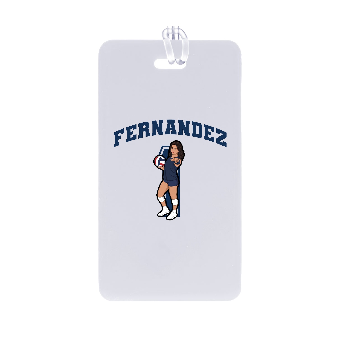 Bag Tag — Number in Classic