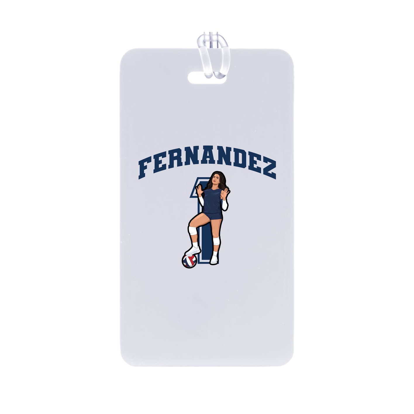 Bag Tag — Number in Classic