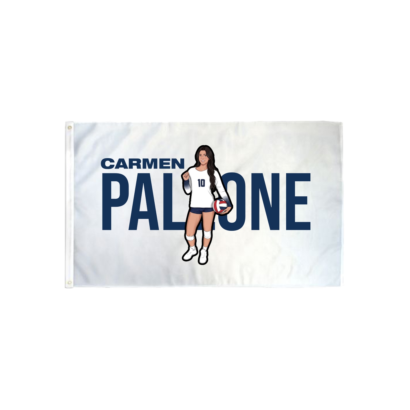 3x5 Flag — Player Name in Classic