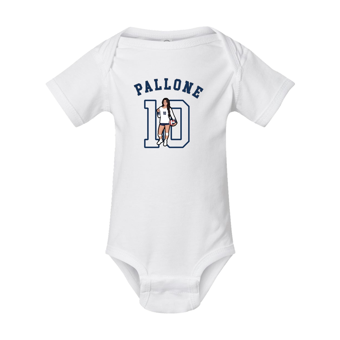 Baby Onesie — Shirsey Arch in White