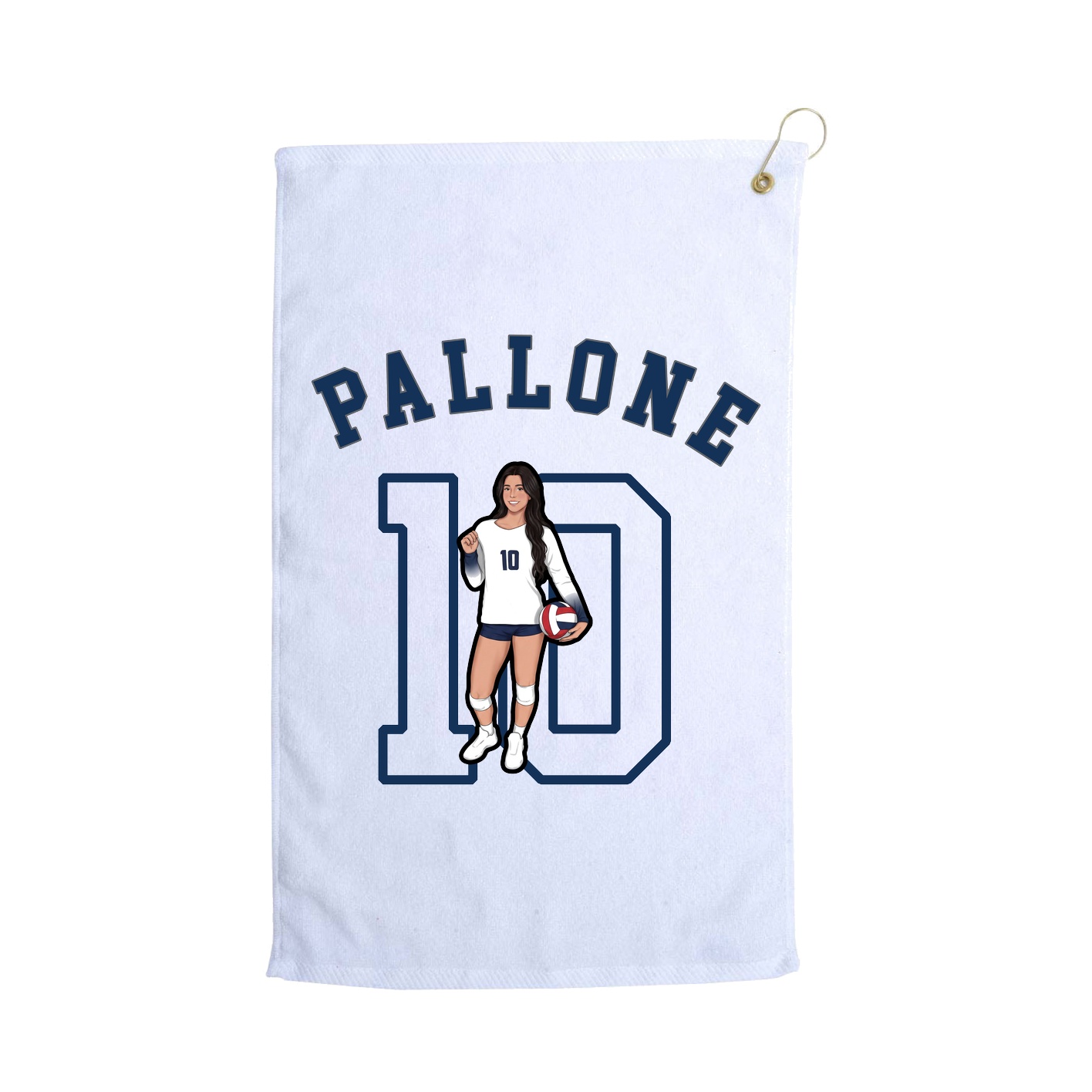 Golf Towel — Shirsey Arch in White
