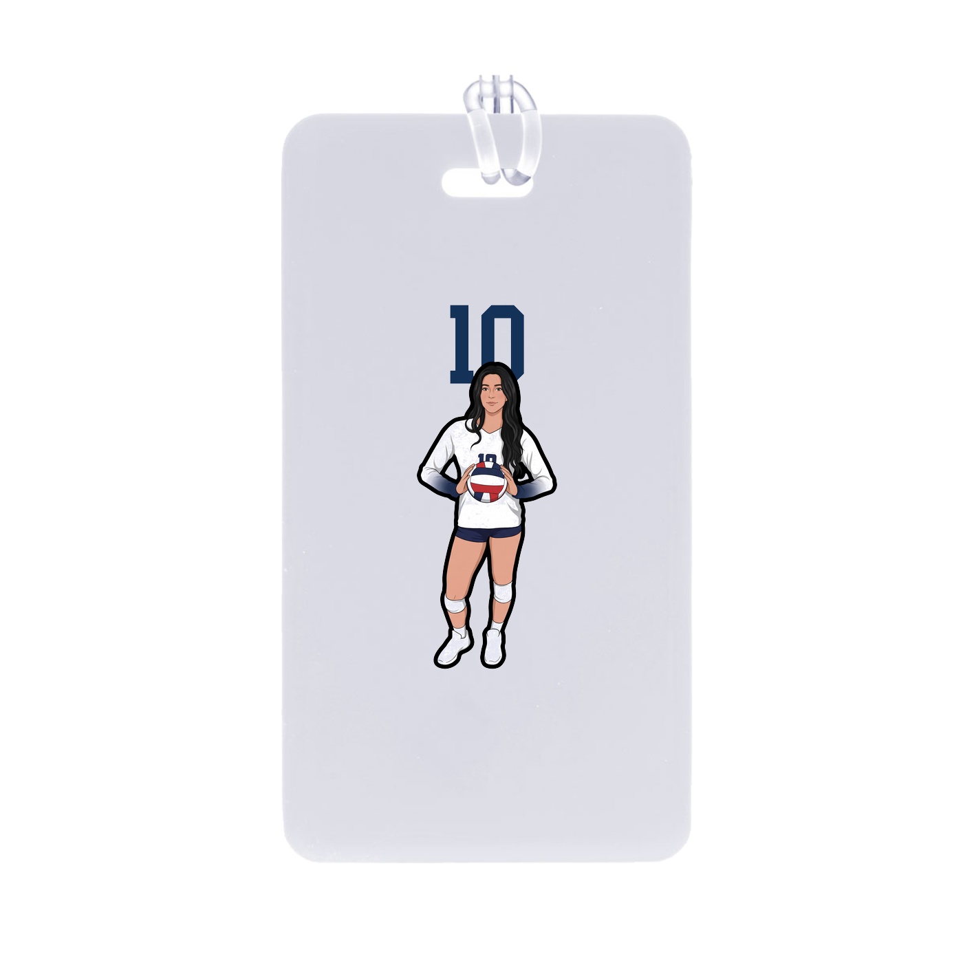 Bag Tag — Number Top in Classic