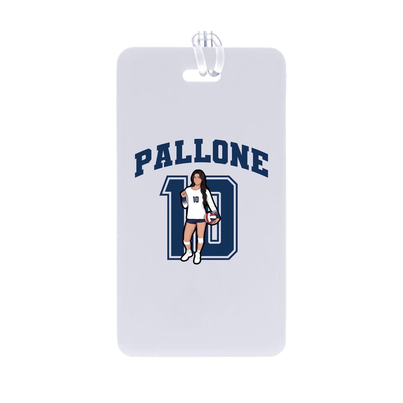 Bag Tag — Number in Classic