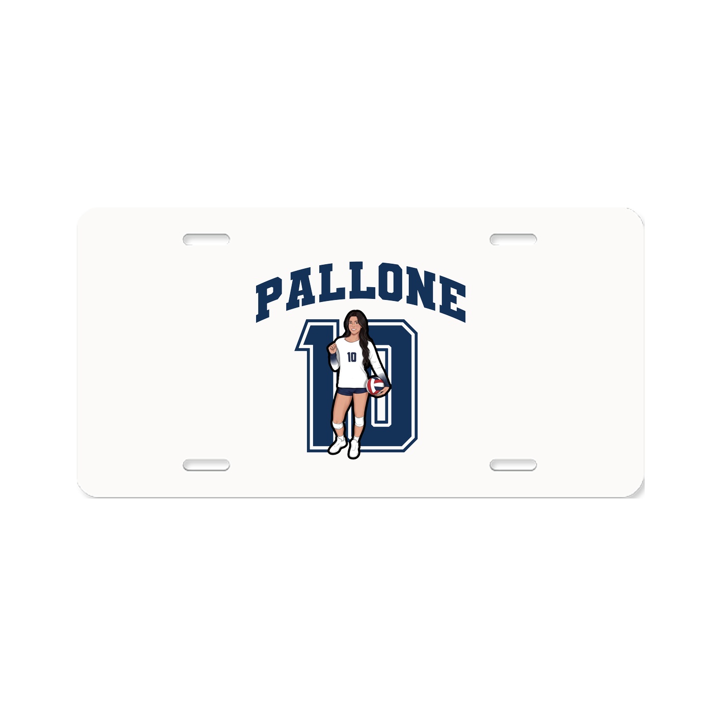 License Plate — Number in Classic