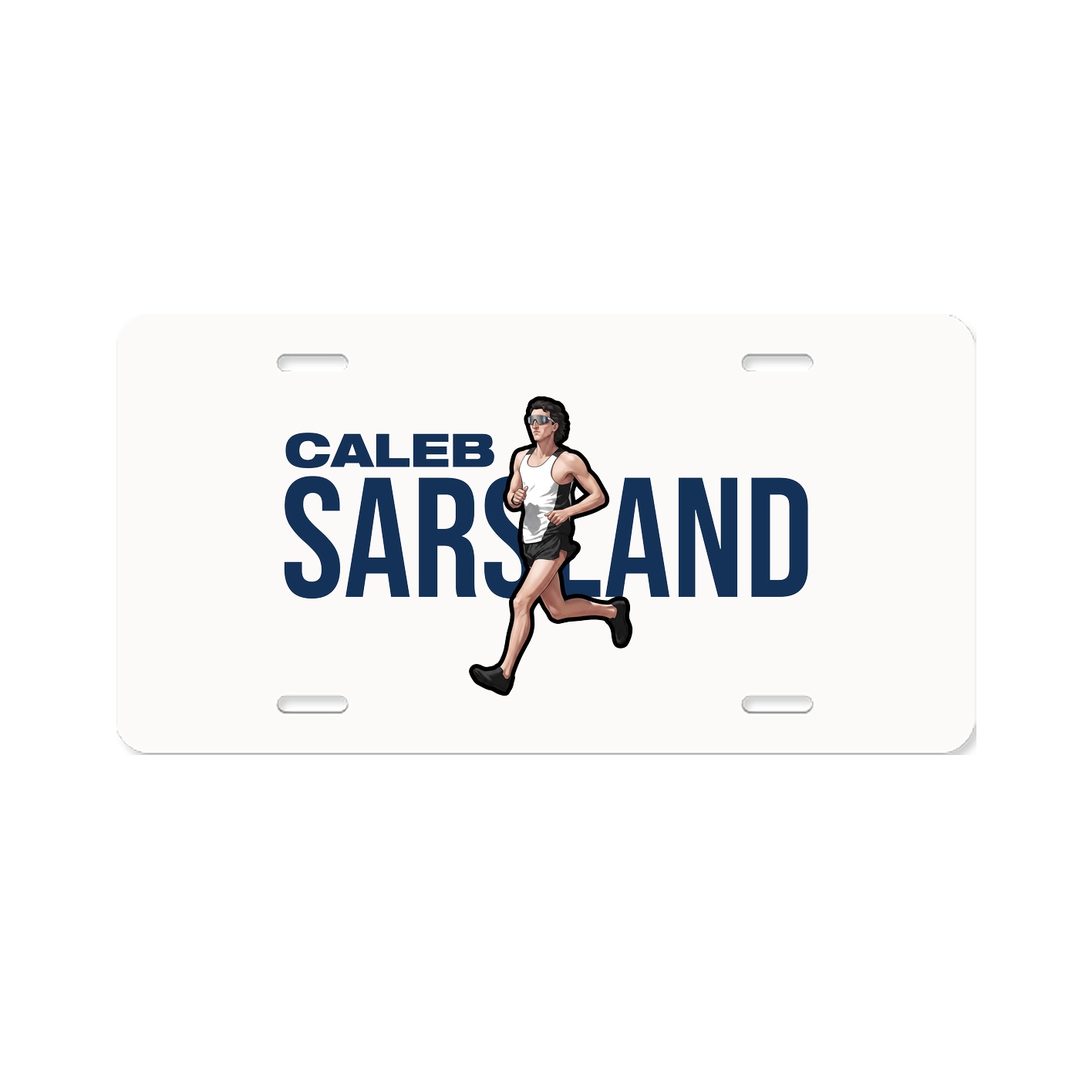License Plate — Player Name in Classic