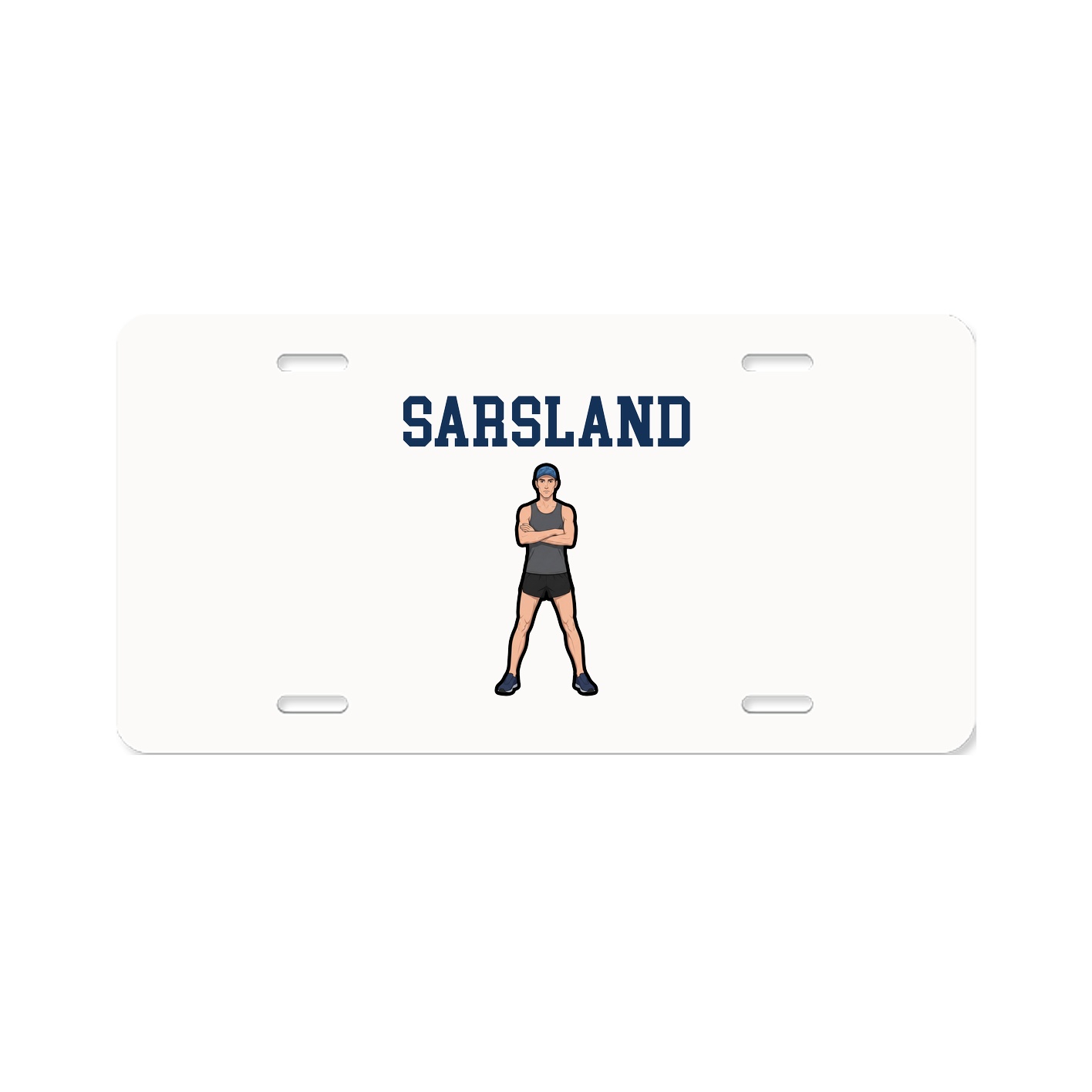 License Plate — Shirsey in Classic