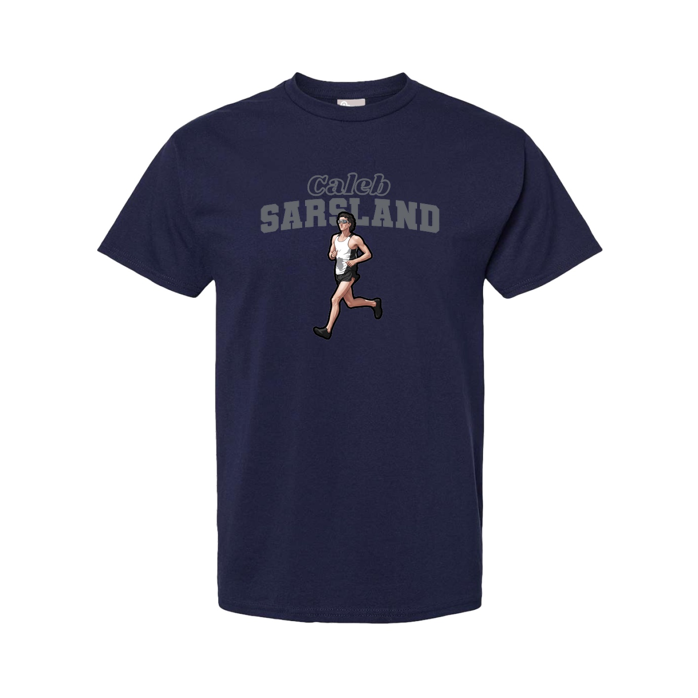 Youth Tee — Name Arch in Navy
