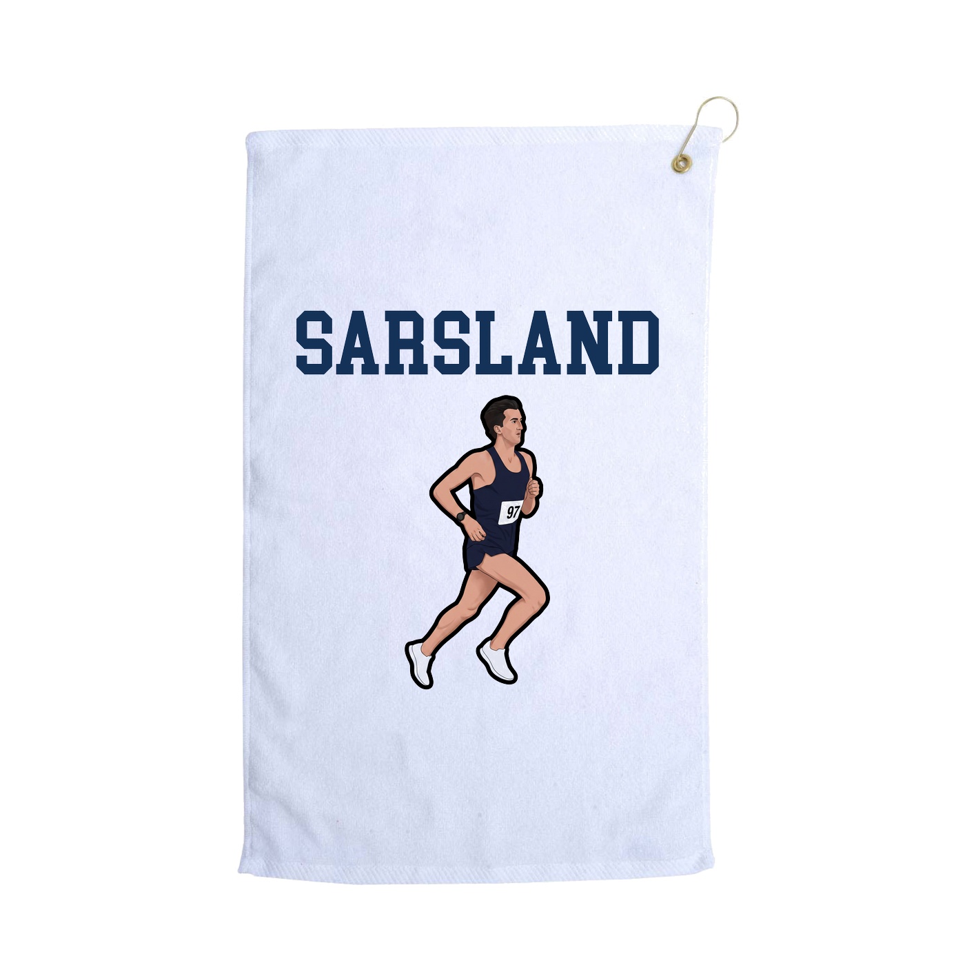 Golf Towel — Shirsey in White