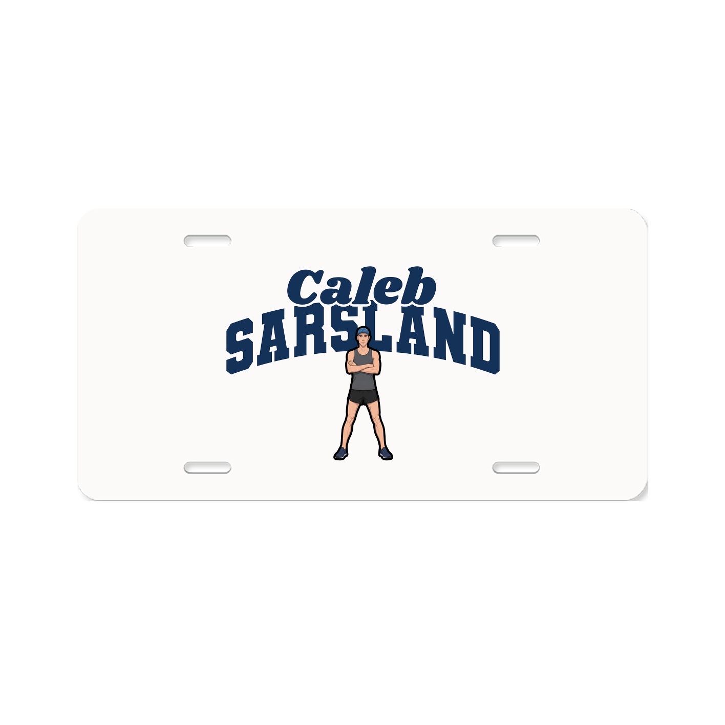 License Plate — Signature Arch in Classic