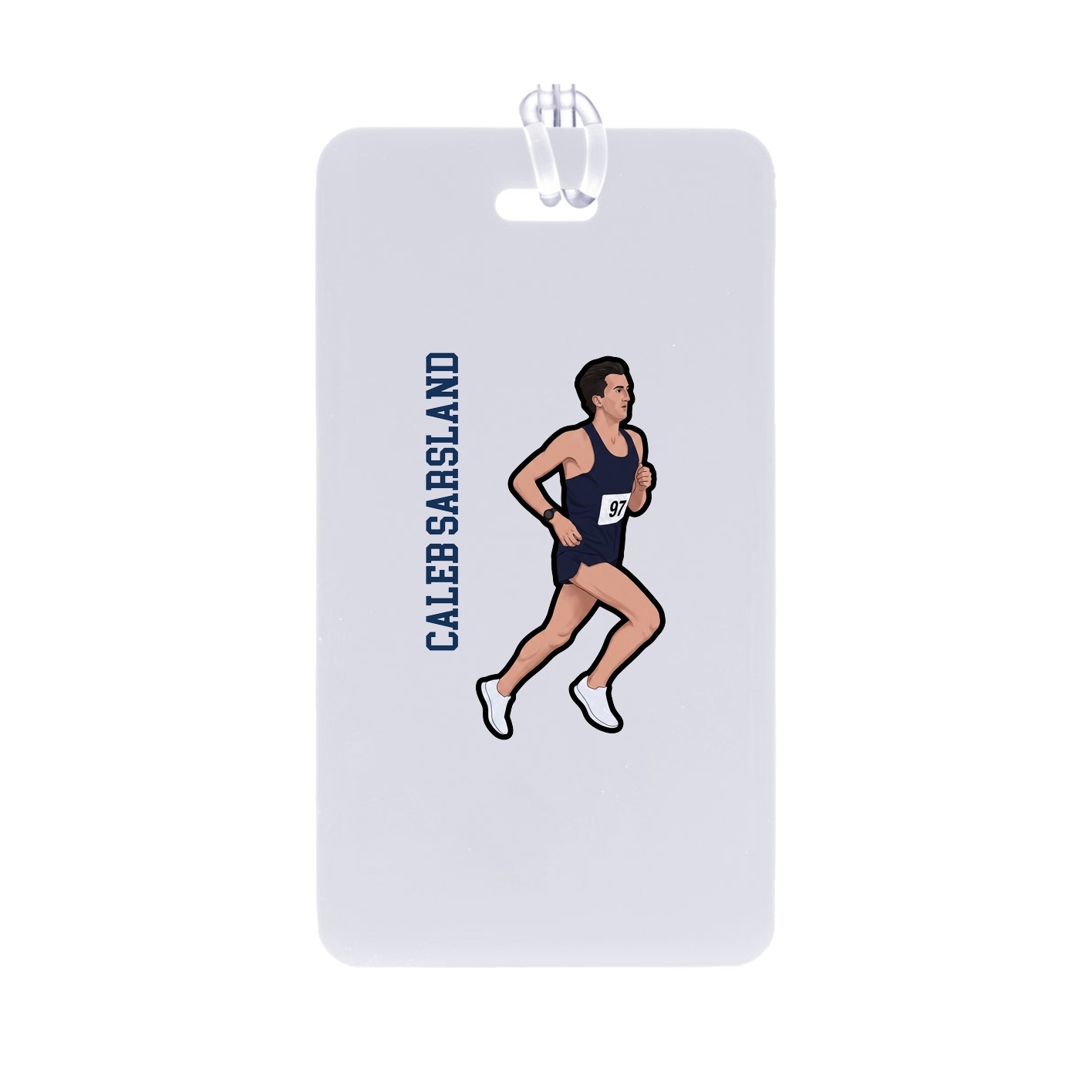 Bag Tag — Name Vertical in Classic