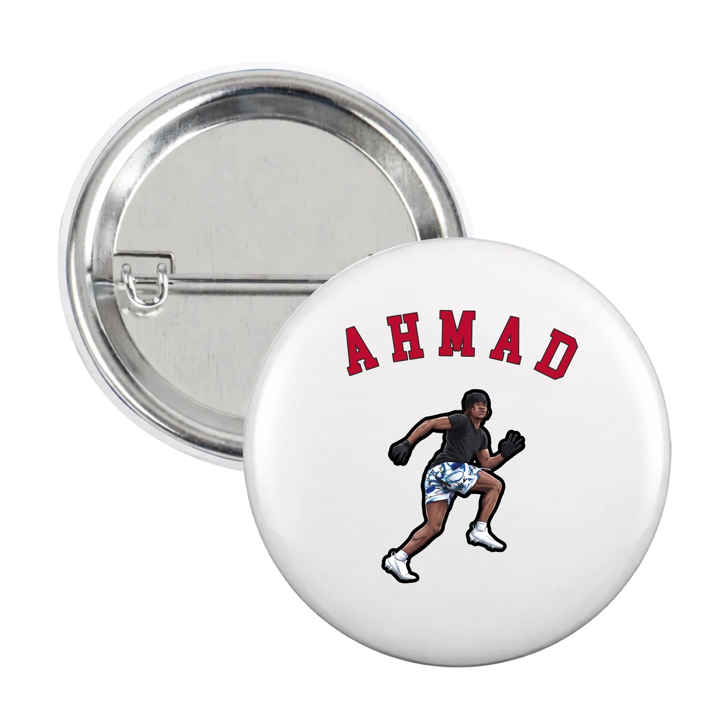 Game Day Button — Shirsey Arch in White