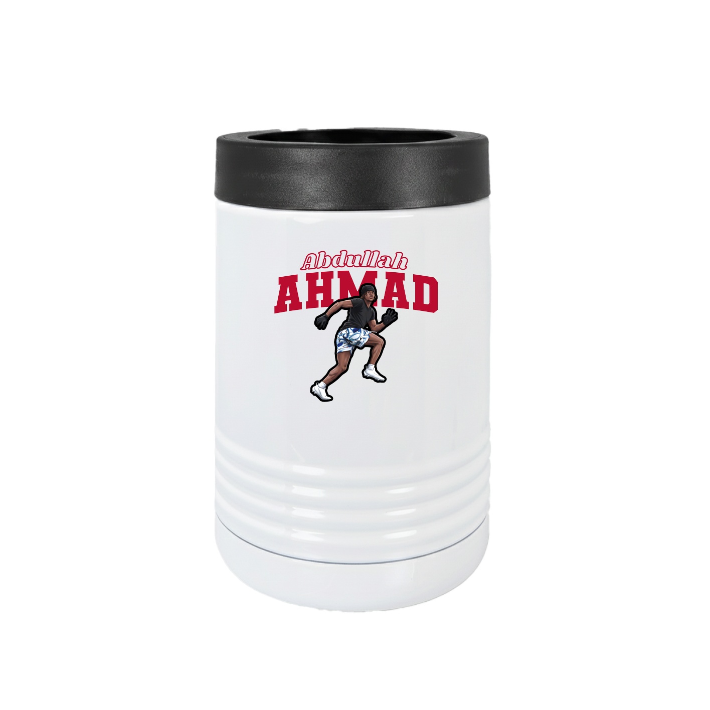 Beverage Holder — Name Arch in White