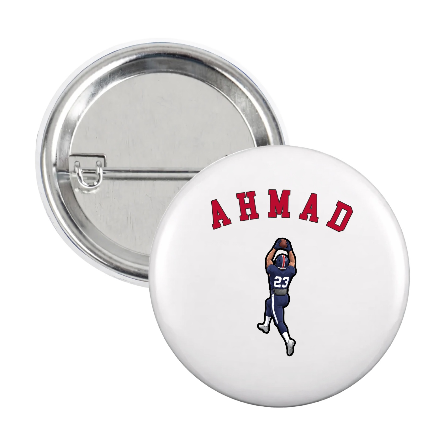 Game Day Button — Shirsey Arch in White