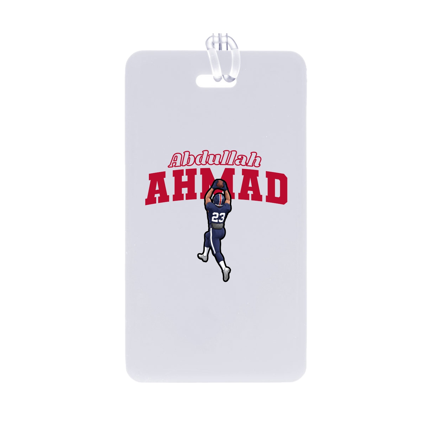 Bag Tag — Name Arch in Classic