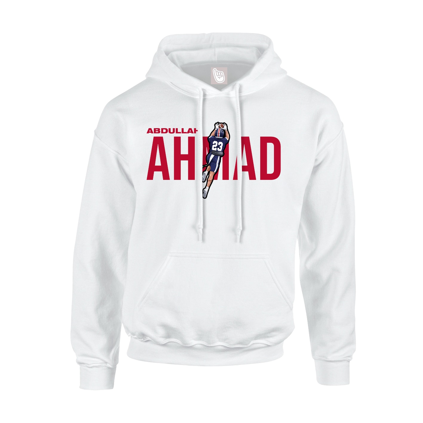 Hoodie — Player Name in White
