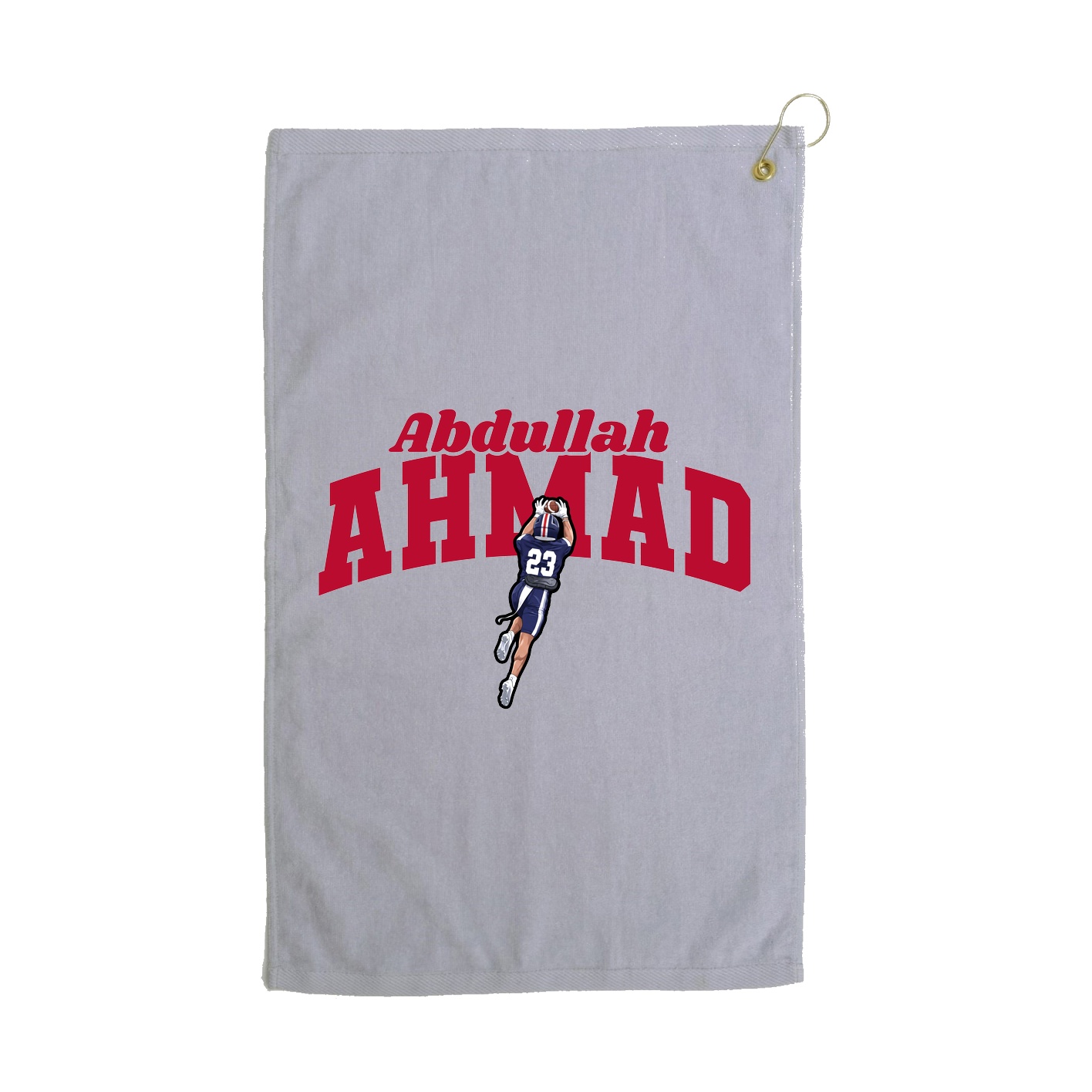 Golf Towel — Signature Arch in Grey