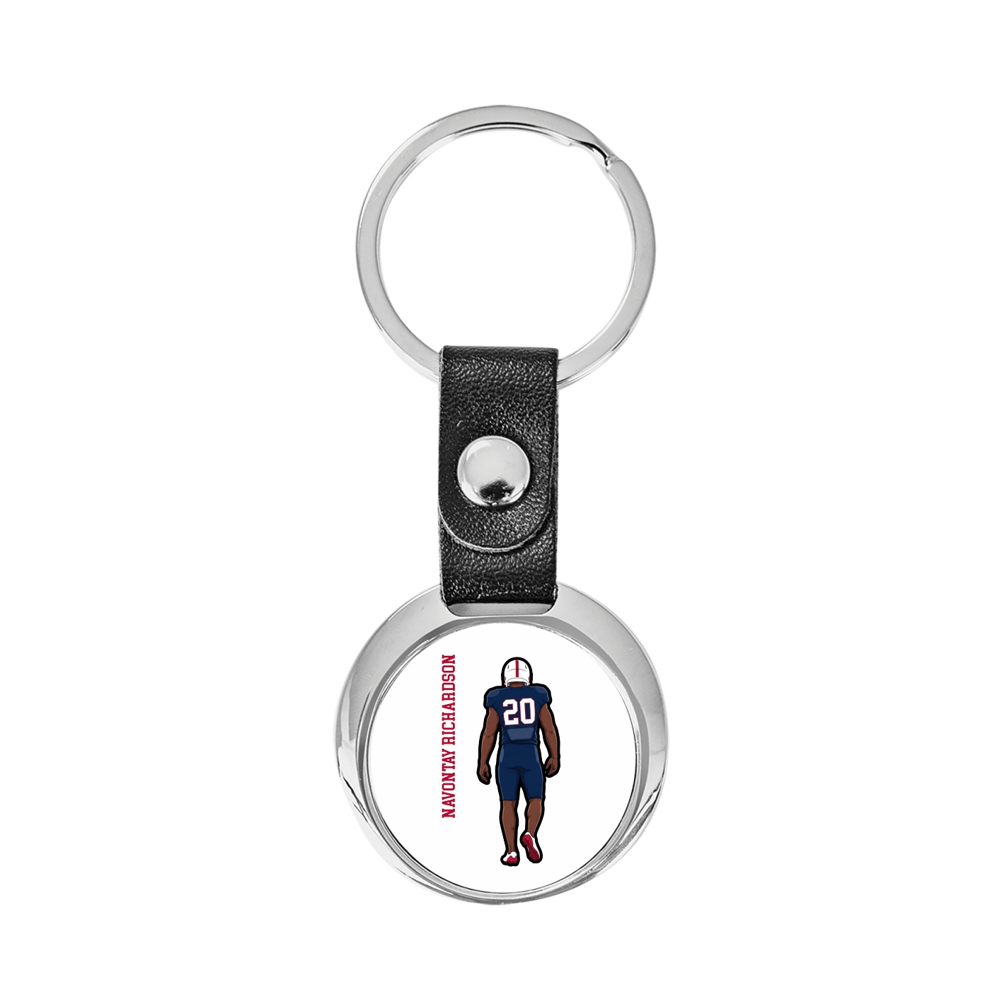 Key Chain — Name Vertical in Classic