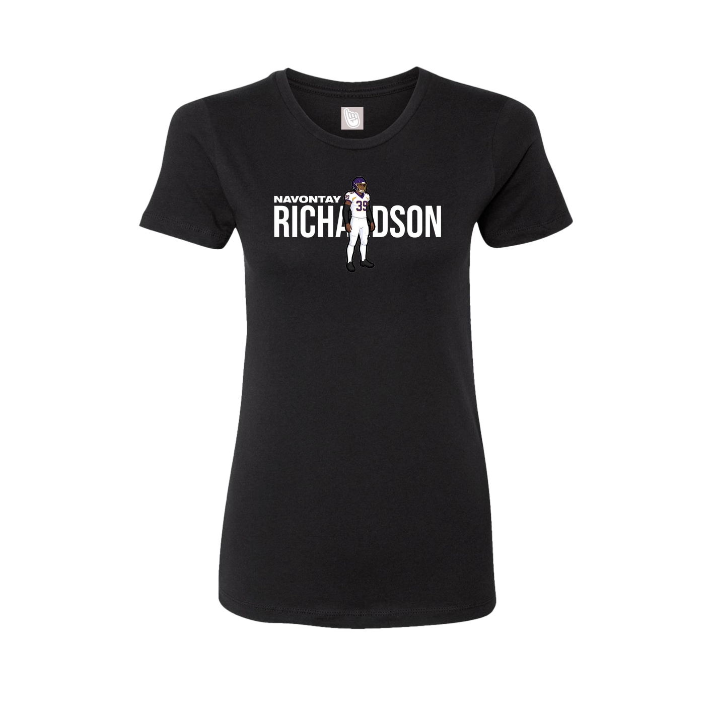 Womens Tee — Player Name in Black