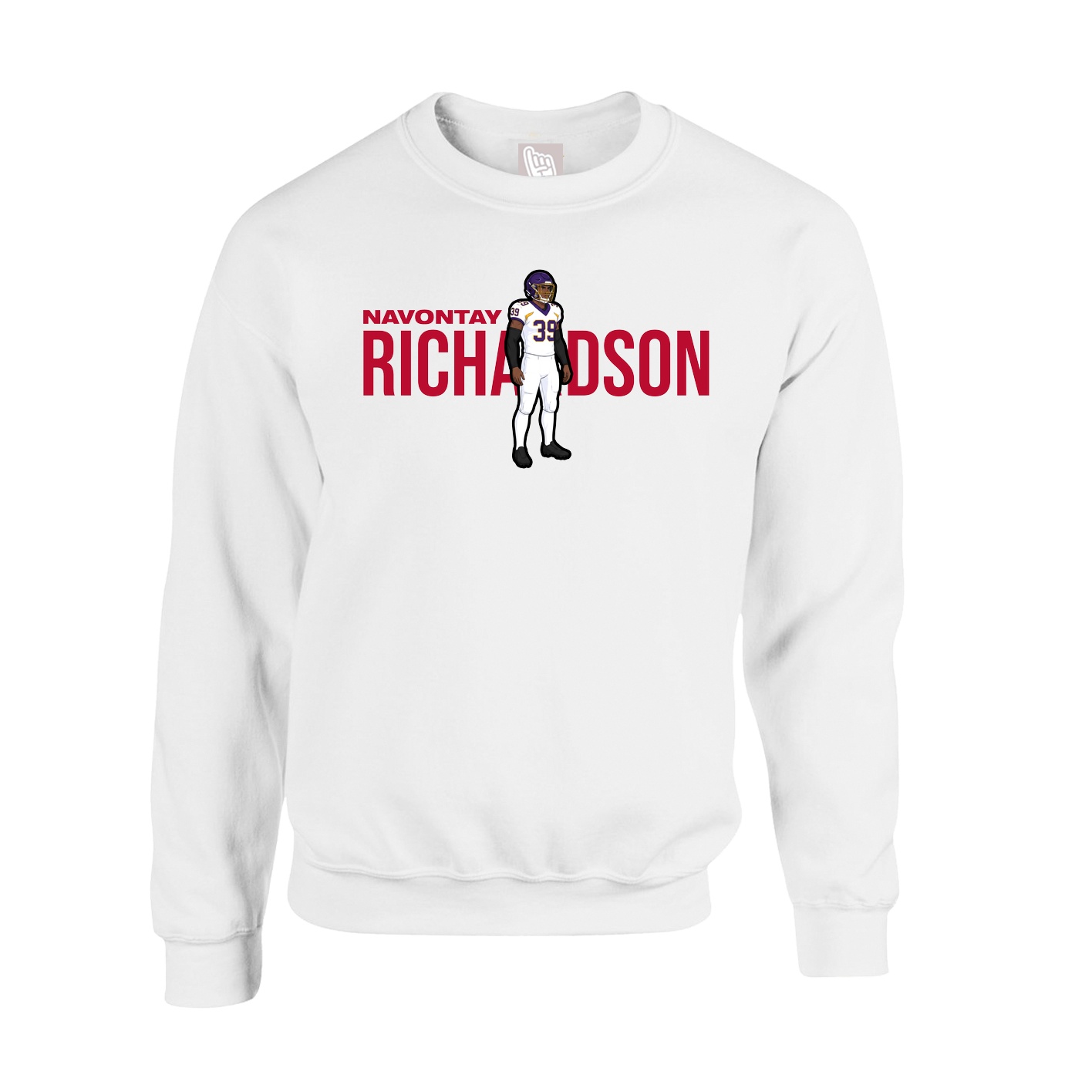 Fleece Crew — Player Name in White