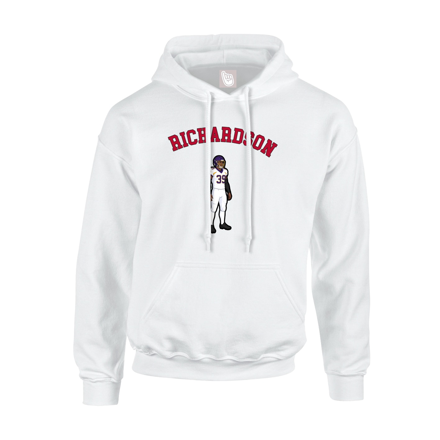 Youth Hoodie — Shirsey Arch in White
