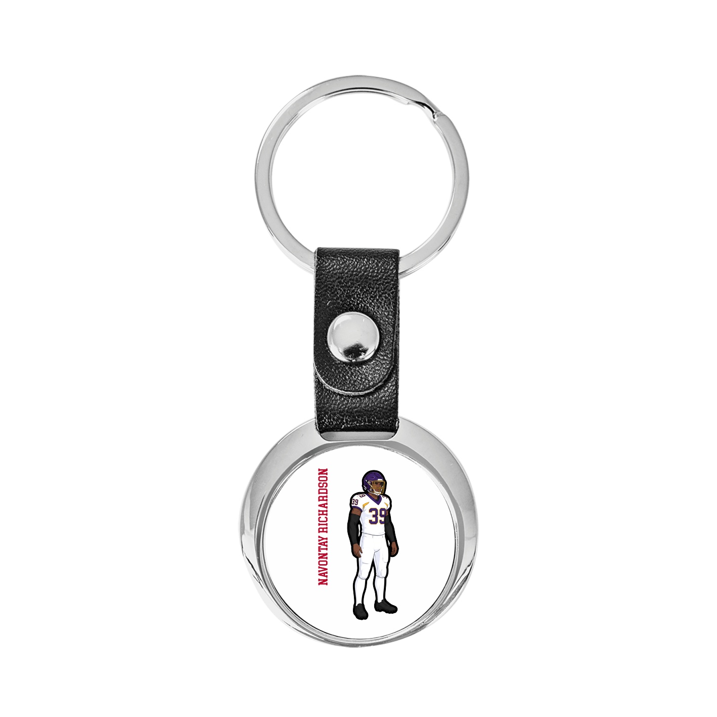 Key Chain — Name Vertical in Classic