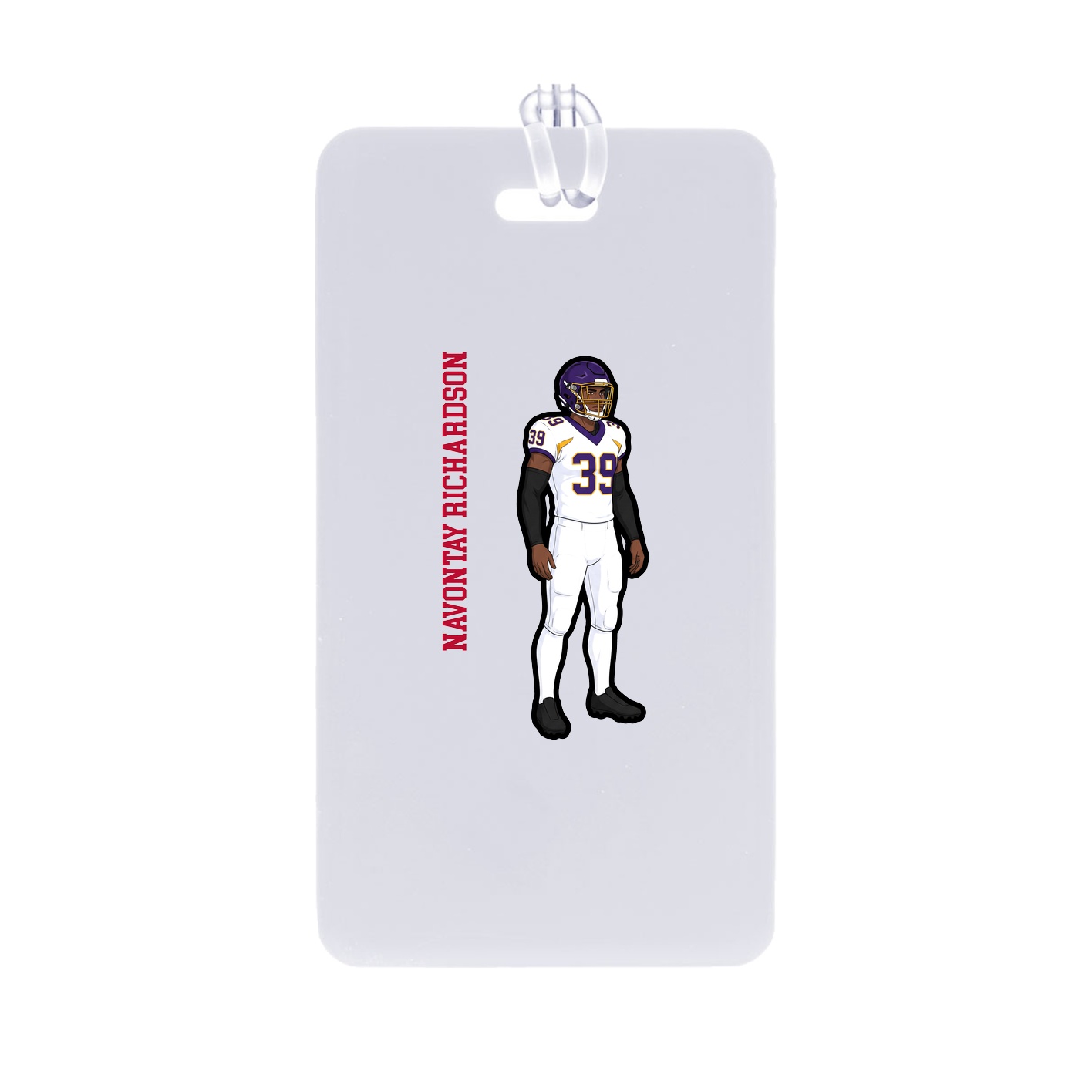Bag Tag — Name Vertical in Classic