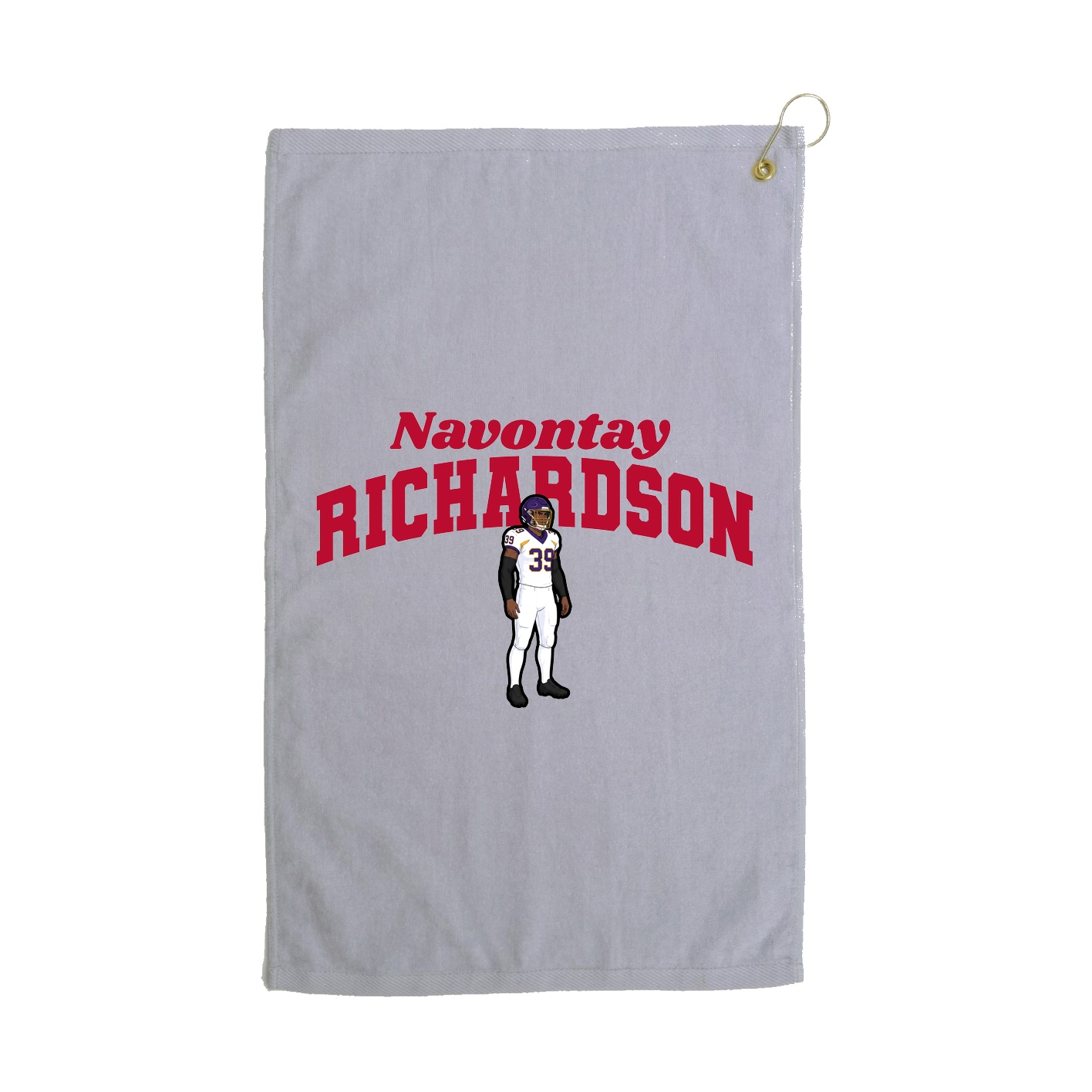 Golf Towel — Signature Arch in Grey