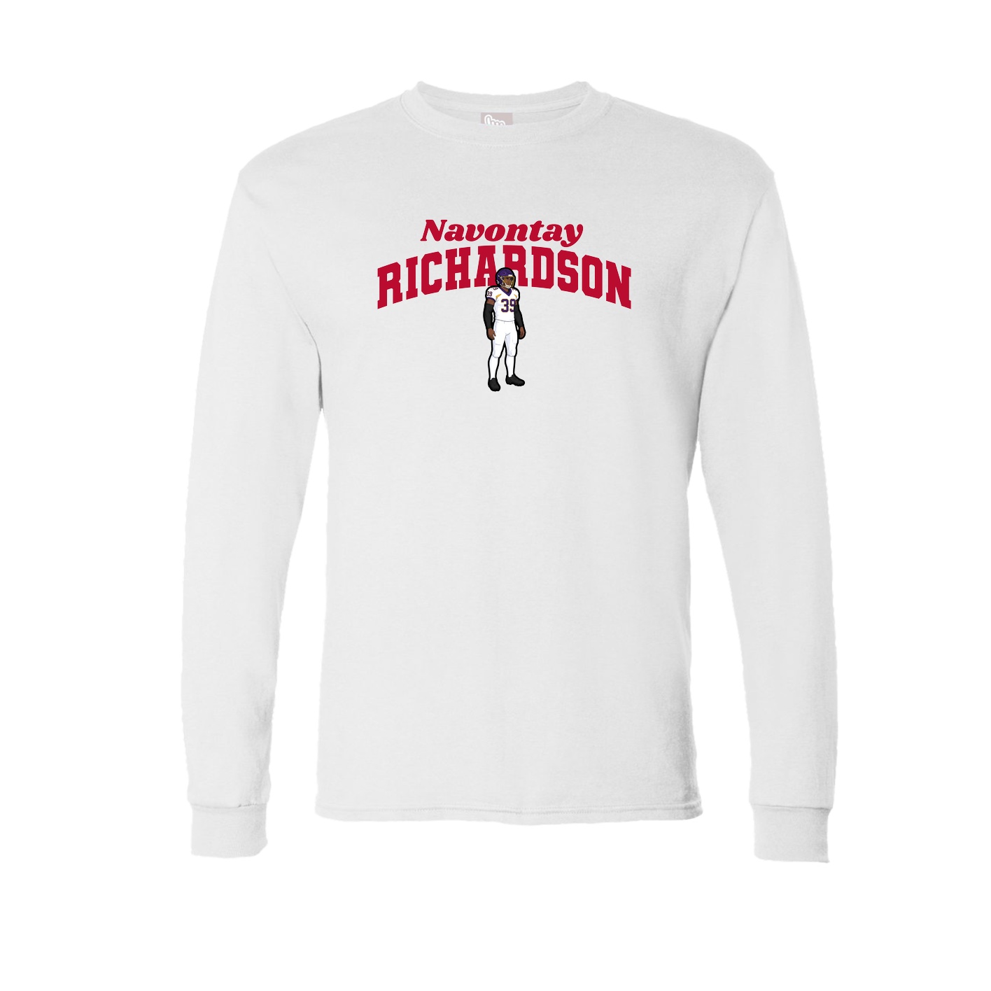 Long Sleeve Tee — Signature Arch in White
